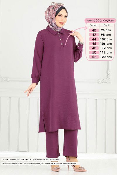 M.H. - Combined 4014MH427-MS Dark Lilac