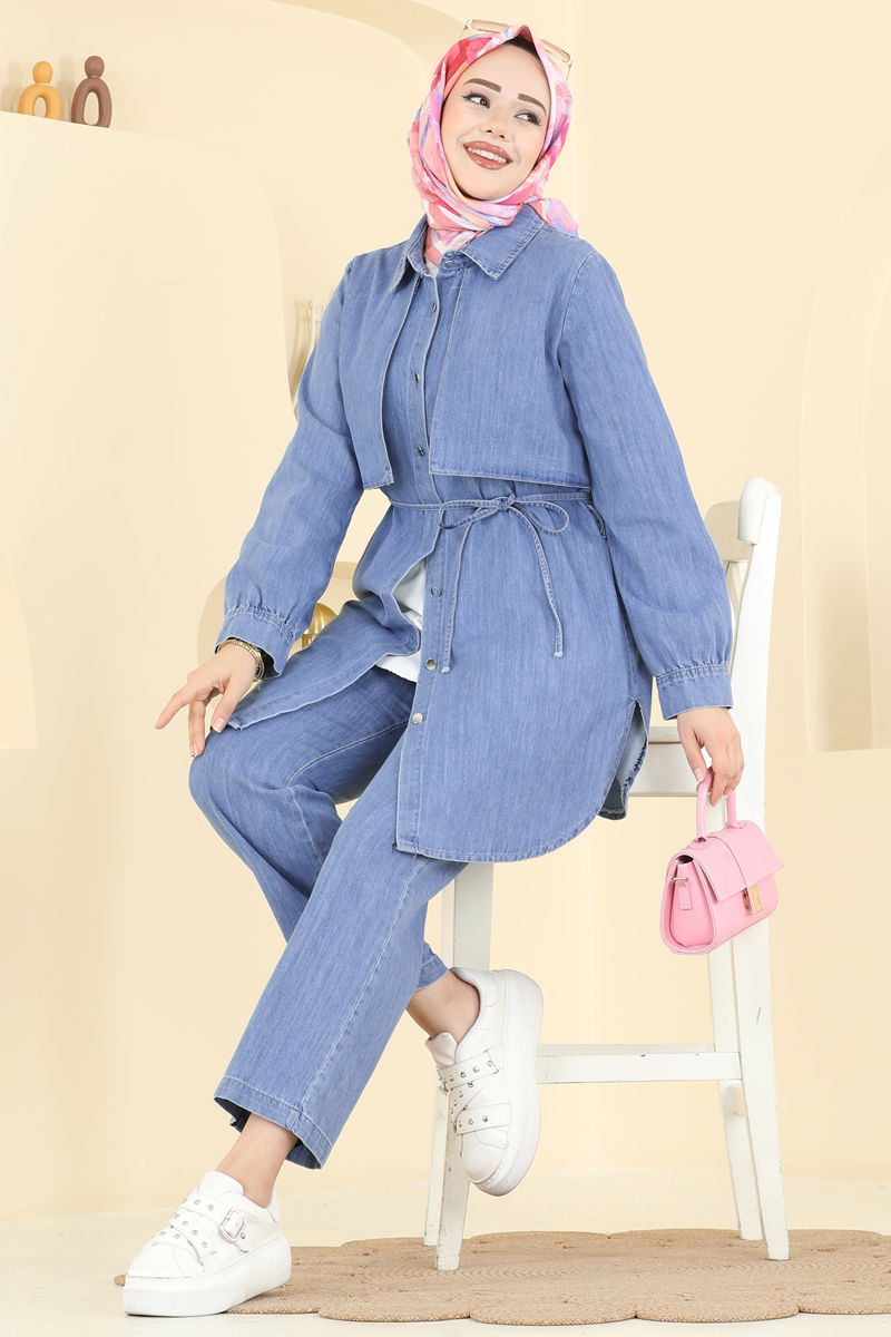 Combined 4115FVN1181-MS Light Denim