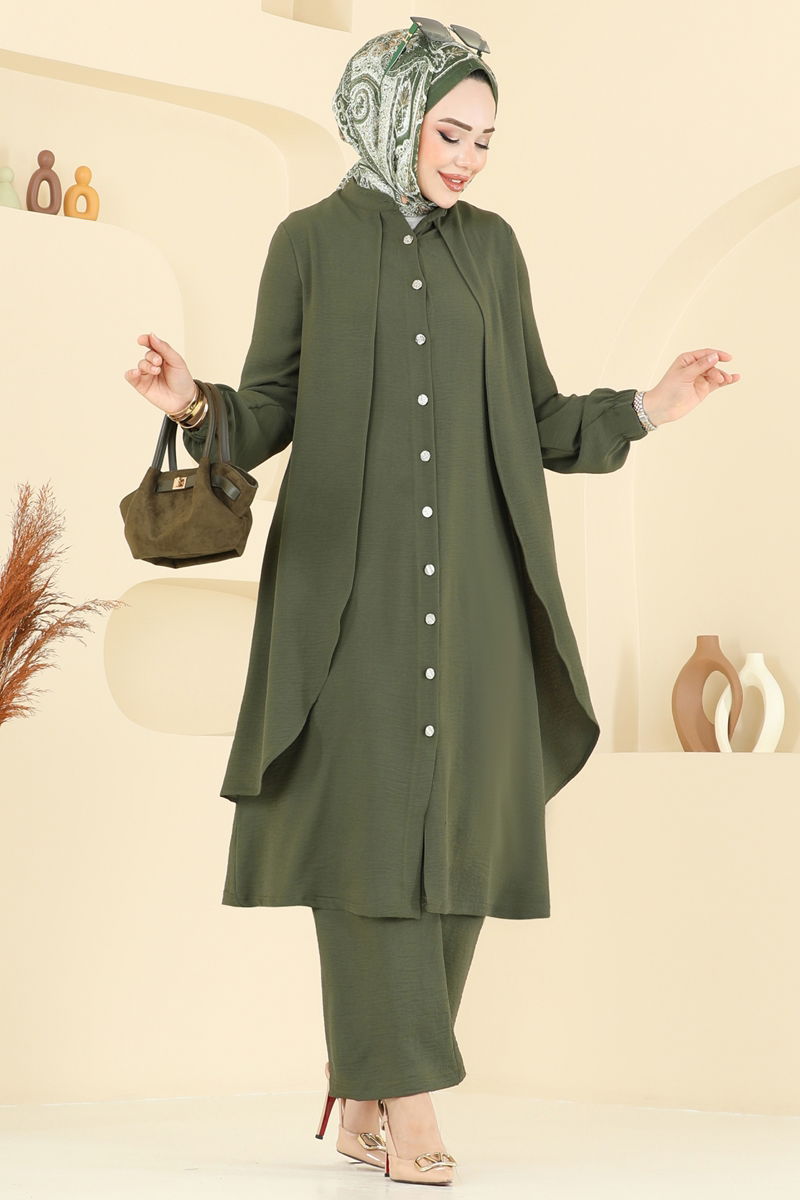 طقم اخضر عفني 425DVL817-MS