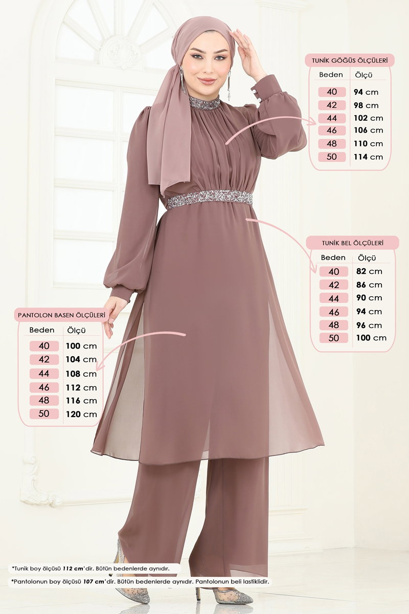 طقم بيج وردي 4272AB368-MS