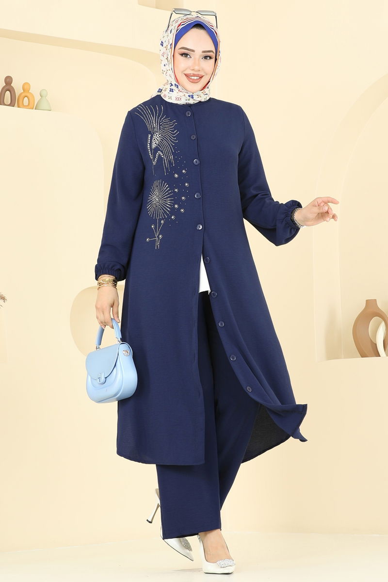 Combined 440DVL817-MS Navy Blue