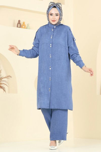 D.V.L. - طقم ازرق 442DVL817-MS