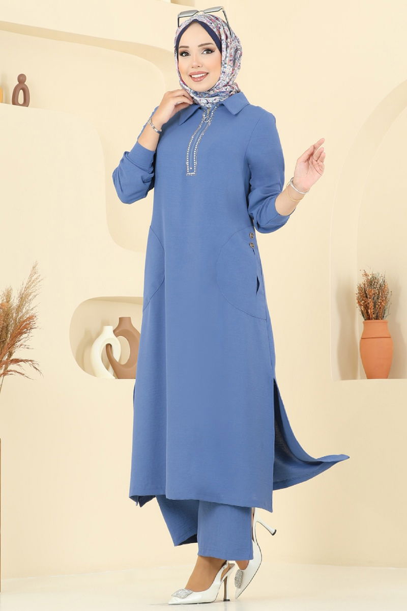 طقم ازرق 446DVL817-MS