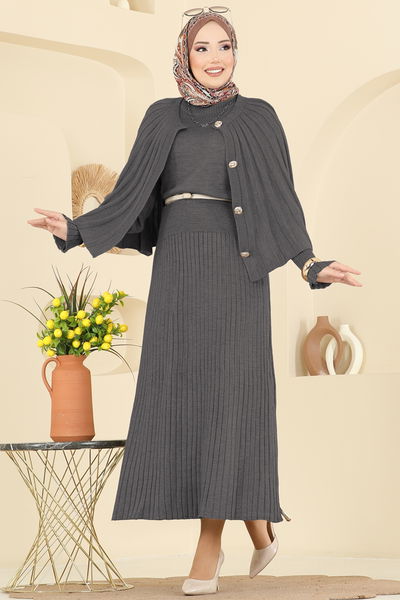 B.R.Z - طقم رمادي غامق 4478BRZ597-MS - 416711