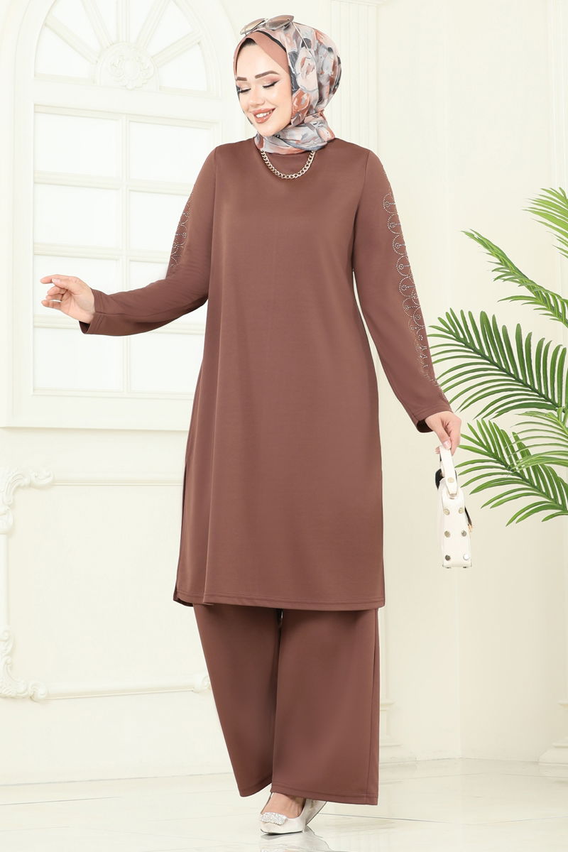 طقم بني 455DVL817-MS