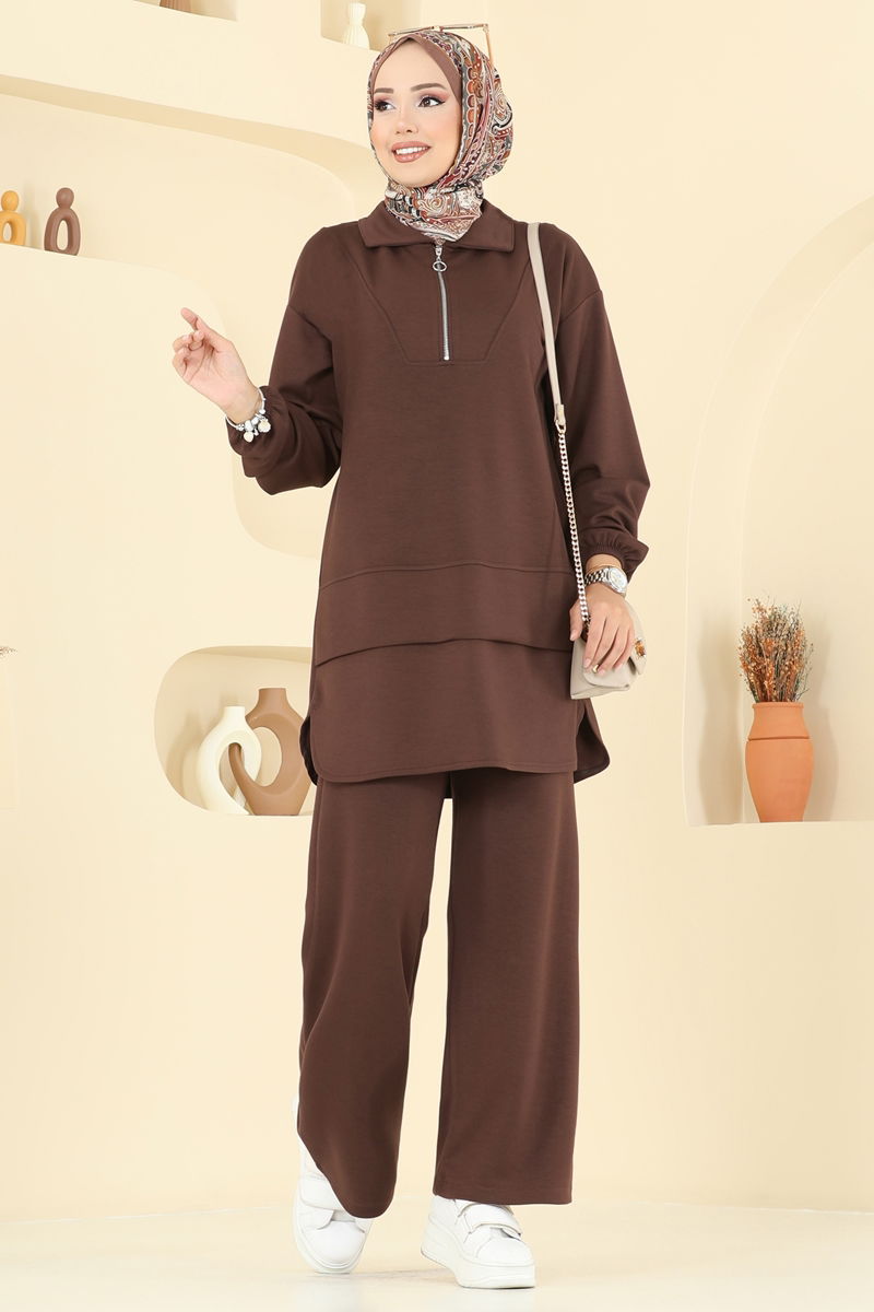 طقم بني 5017HBS856-MS