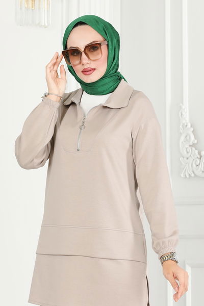 H.B.S. - طقم بيج فاتح 5017HBS856-MS - 392427