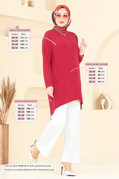 U.Z. - طقم أحمر و سكري 5095UZ662-MS - 372767