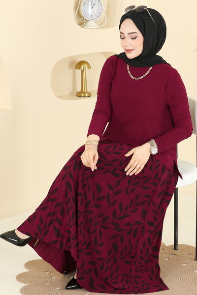 Z.N.N. - Combined 5580ZNN863-MS Burgundy - 428601