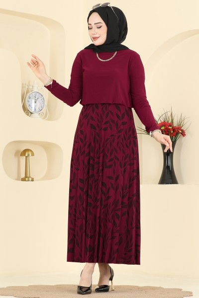 Z.N.N. - طقم خمري 5580ZNN863-MS