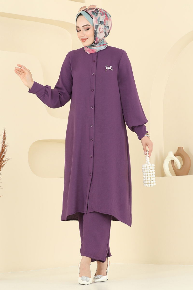 طقم ليلكي غامق 6011UZ662-MS