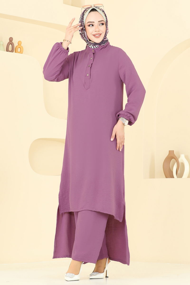 طقم وردي غامق 6023UZ662-MS