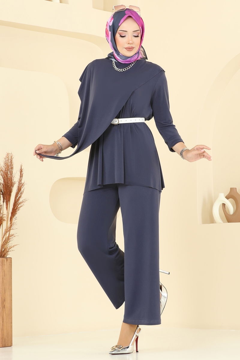 طقم رمادي غامق 6026UZ662-MS