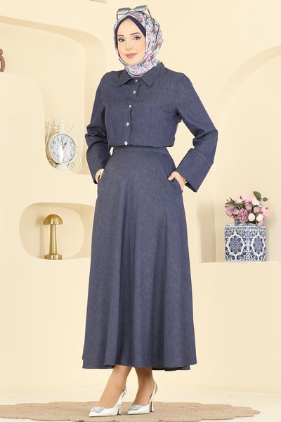 B.İ.S.S.K. - طقم جينز غامق 6287BSK463-MS - 428897