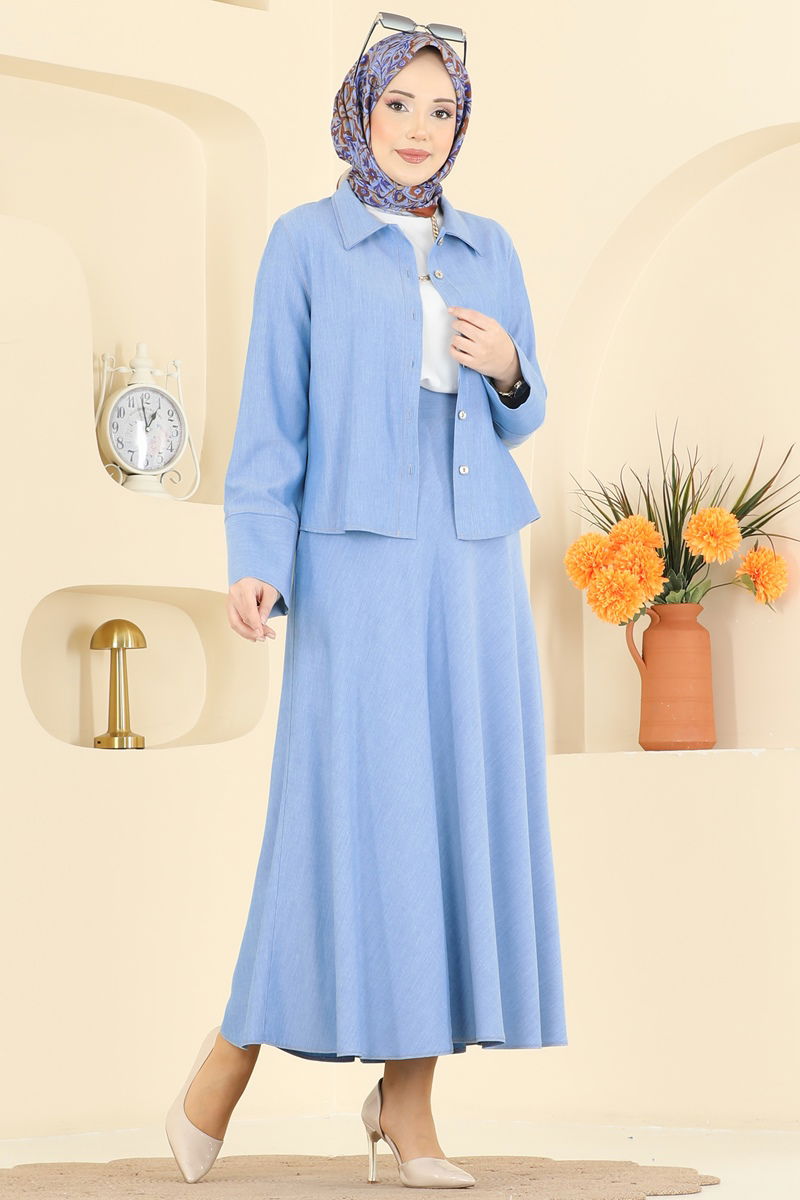 Combined 6287BSK463-MS Light Denim