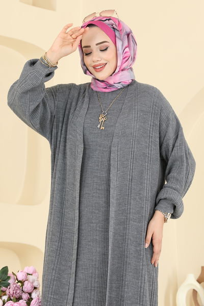 H.B.S. - طقم رمادي غامق 7080HBS856-MS - 416632