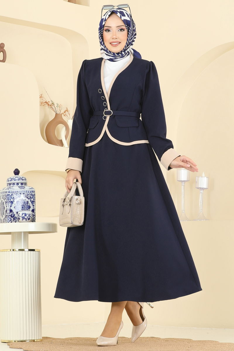 طقم كحلي 7452MP806-MS