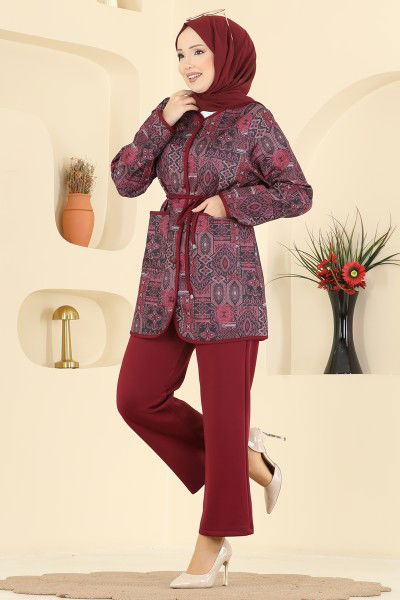 T.E.G. - Combined 8019TEG847-MS Burgundy