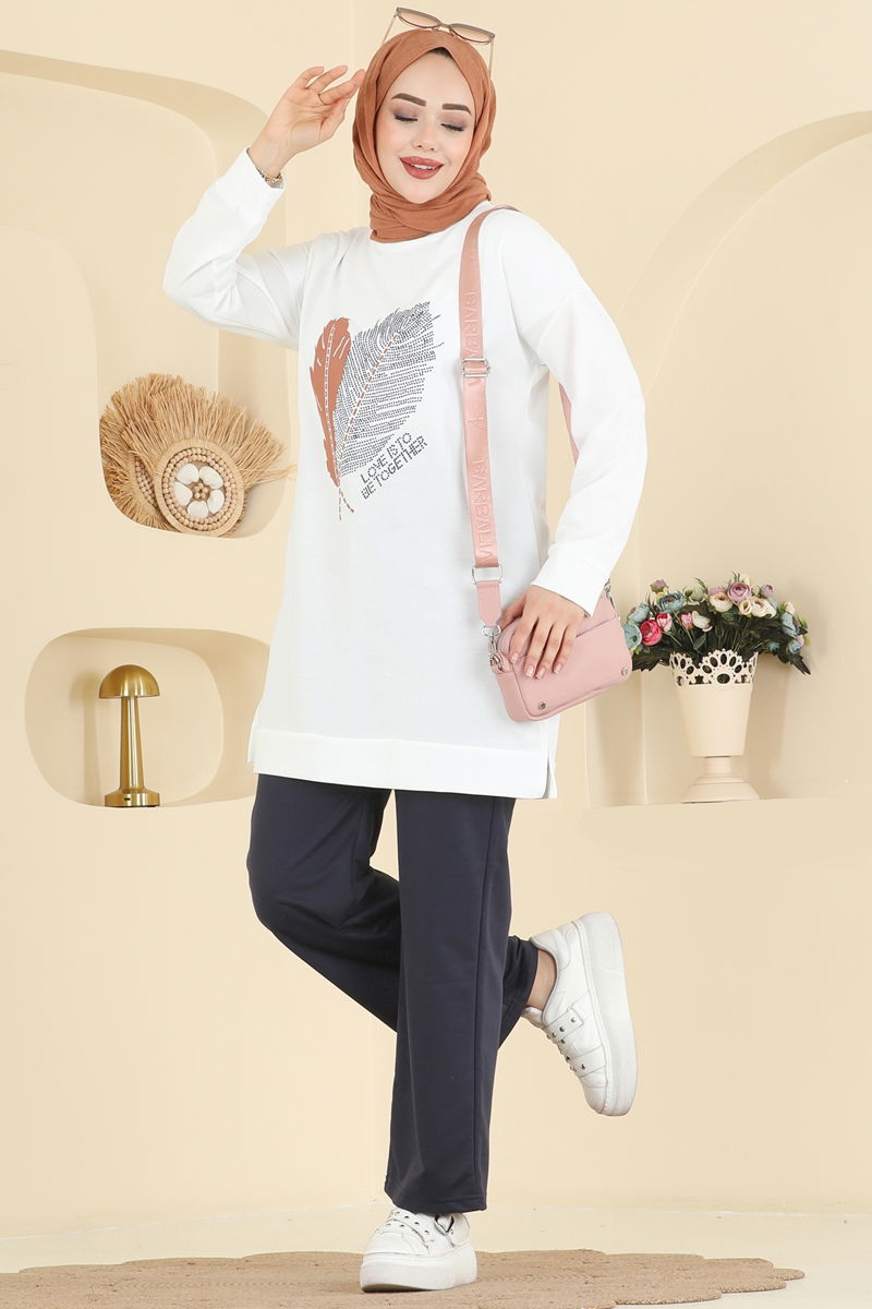 طقم سكري وكحلي 8040UZ662-MS