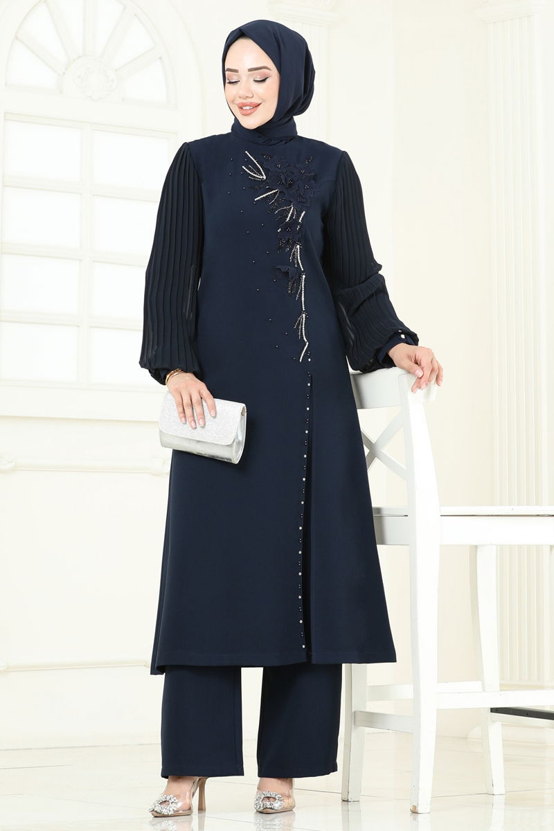 Combined 8058ABK1075-MS Navy Blue