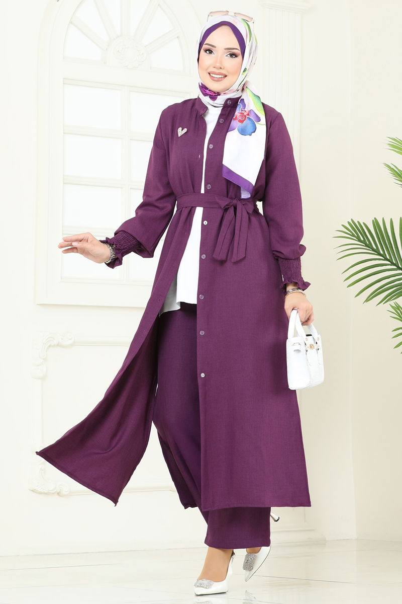 طقم أرجواني 809OZN1046-MS