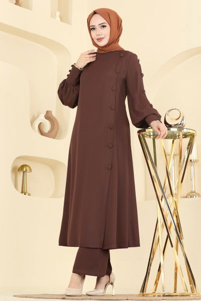 A.B. - طقم بني 8217AB368-MS