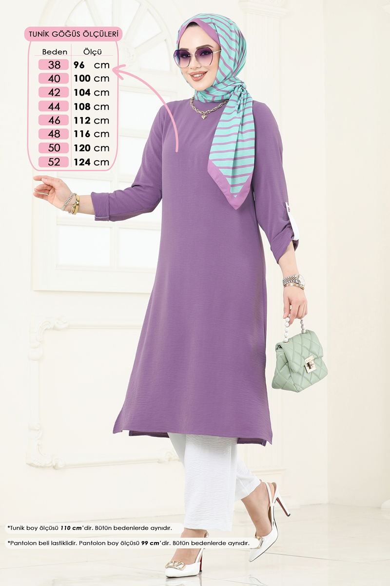 طقم ليلكي وسكري 9020S324-MS