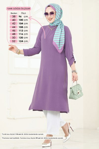 S.V.L. - طقم ليلكي وسكري 9020S324-MS