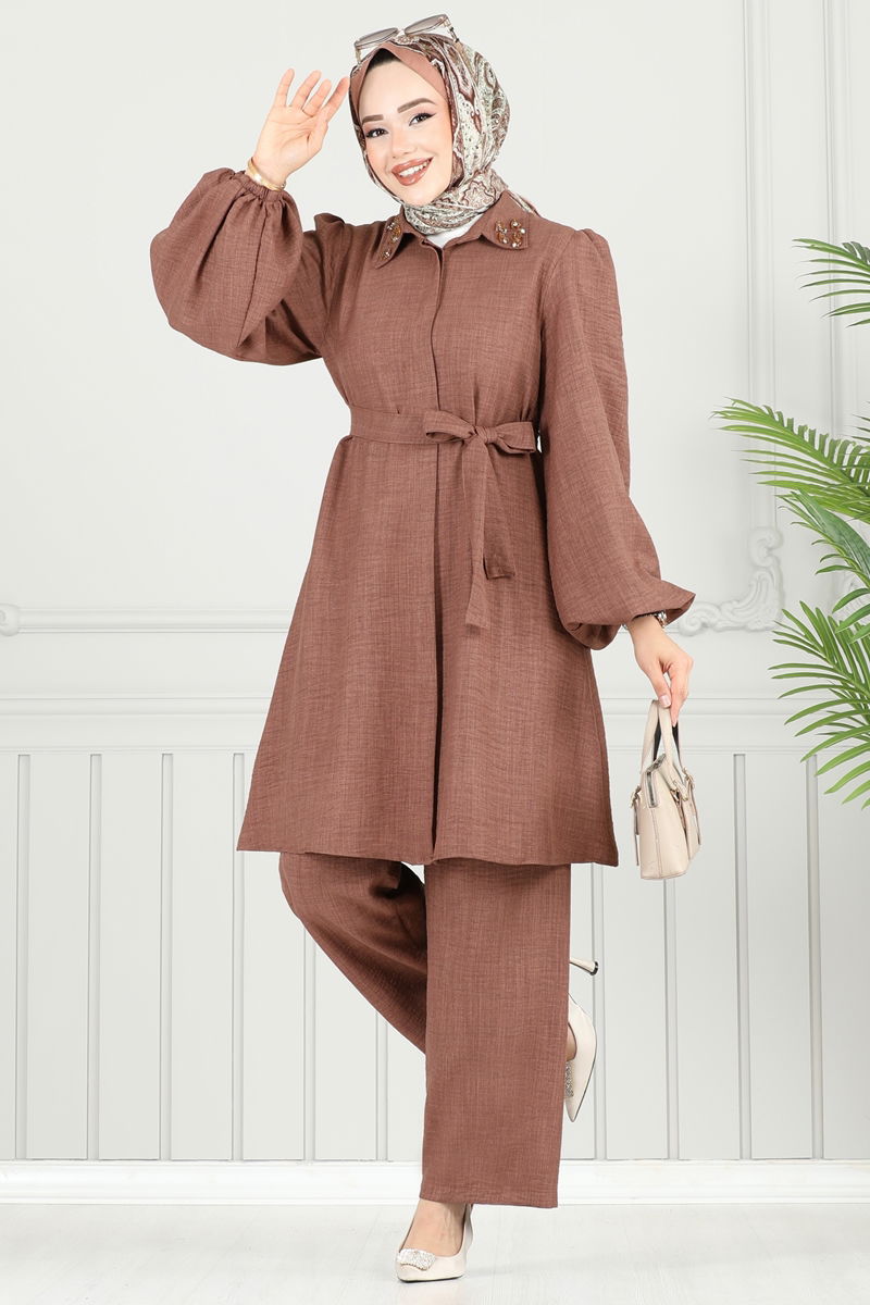 طقم بني 9038S324-MS