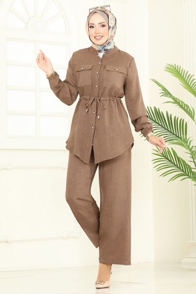 P.L.K. - طقم بيج غامق 9159PLK541-MS - 361490