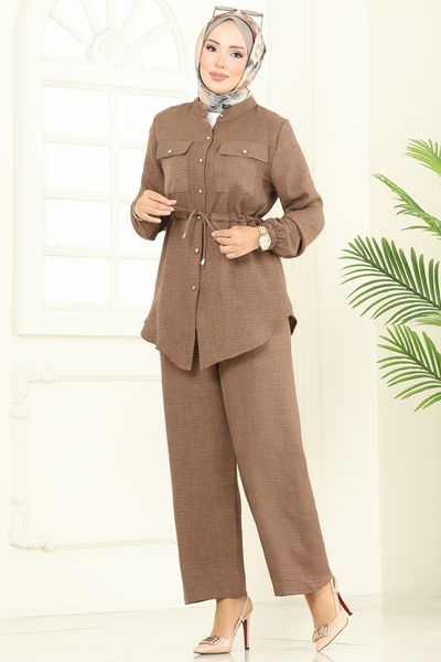 P.L.K. - طقم بيج غامق 9159PLK541-MS - 361491