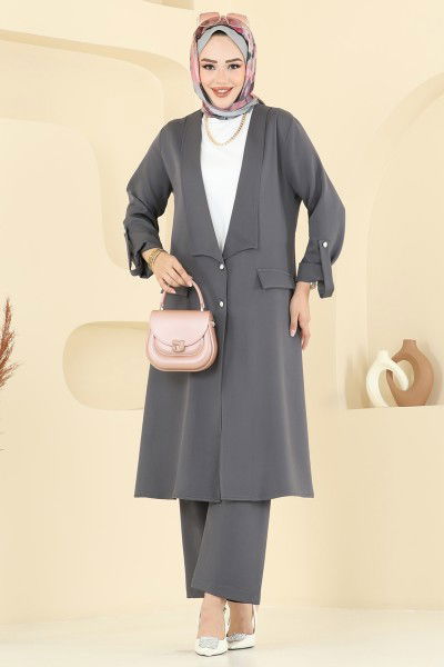 P.L.K. - طقم رمادي غامق 9163PLK541-MS