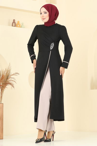 A.S.M. - طقم أسود وبيج ASM2816-MS - 361276