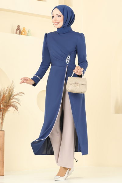 A.S.M. - طقم أزرق وبيج ASM2816-MS - 361294