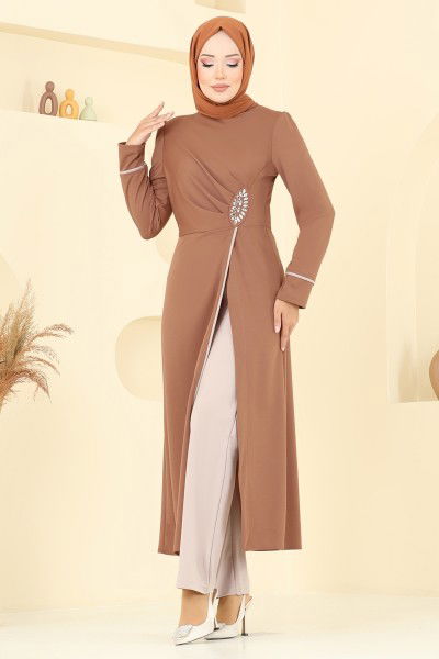 A.S.M. - طقم عسلي وبيج ASM2816-MS