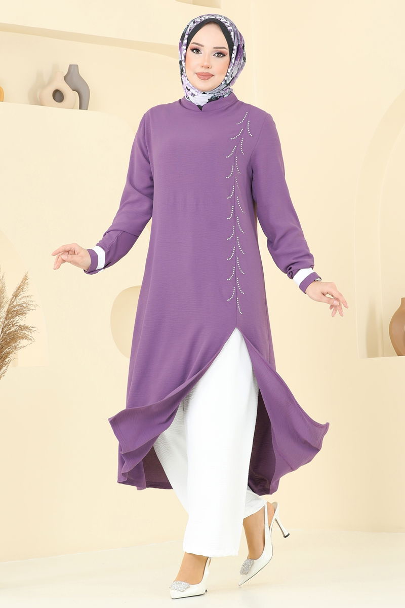 طقم ليلكي وسكري PL9137-MS