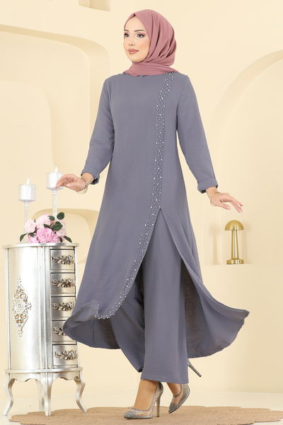 P.L. - طقم رمادي غامق PL9175-MS - 409898