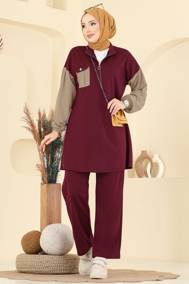 Combined PL9180-MS Burgundy