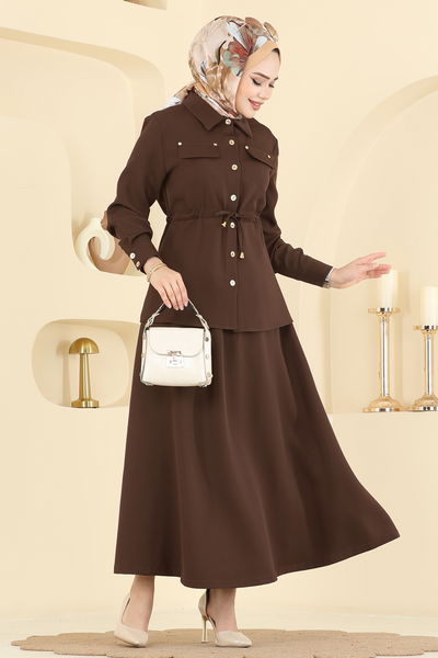 P.L. - طقم بني PL9187-MS - 417699