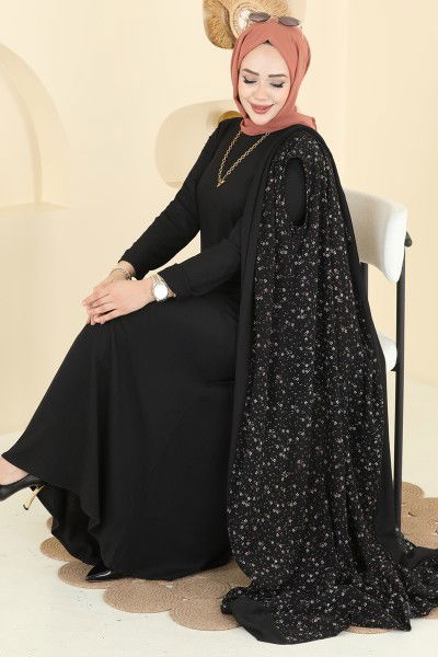 E.R.K. - Desenli Bürümcük Yelekli Takım 0350ERK1158-MS Desen 2 Siyah