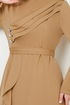 Drapeli Hijab Robe de soirée 12241PL940-L Café au Lait - Thumbnail