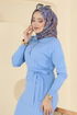 Dress 0012MT581-MS Baby Blue - Thumbnail