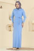 Dress 0012MT581-MS Baby Blue - Thumbnail