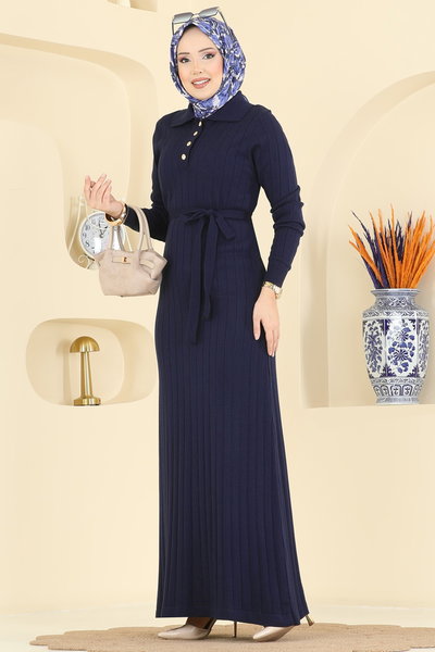 M.T. - Dress 0012MT581-MS Navy Blue - 429025