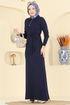 Dress 0012MT581-MS Navy Blue - Thumbnail
