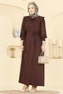 Dress 0015UZ662-MS Brown - Thumbnail