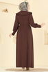 Dress 0015UZ662-MS Brown - Thumbnail