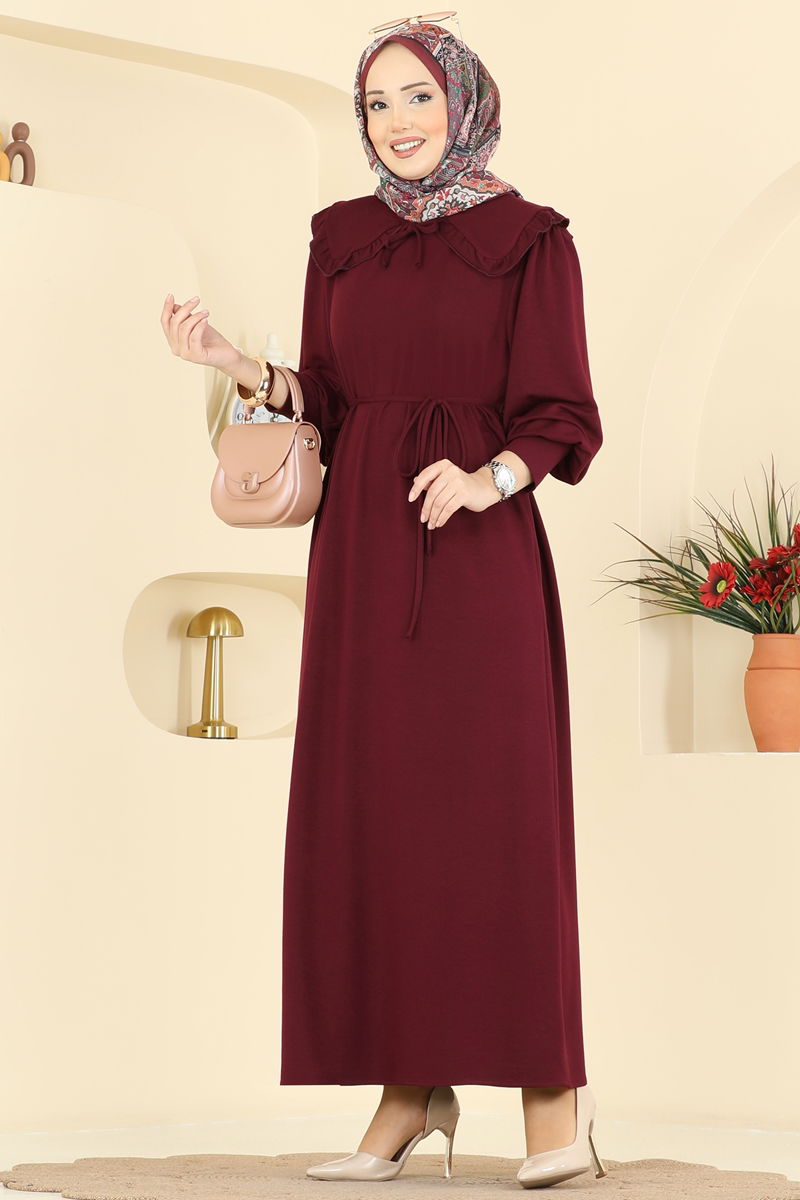 Dress 0015UZ662-MS Burgundy