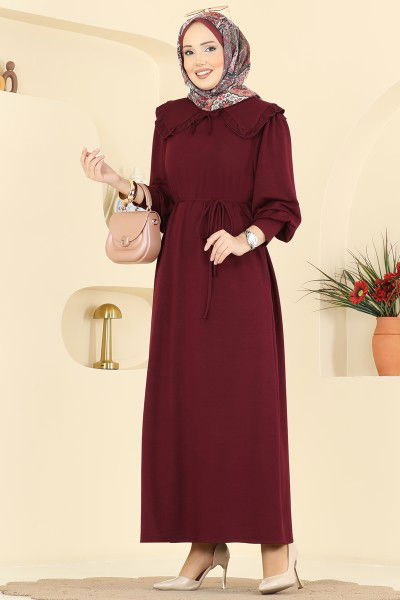 U.Z. - Dress 0015UZ662-MS Burgundy