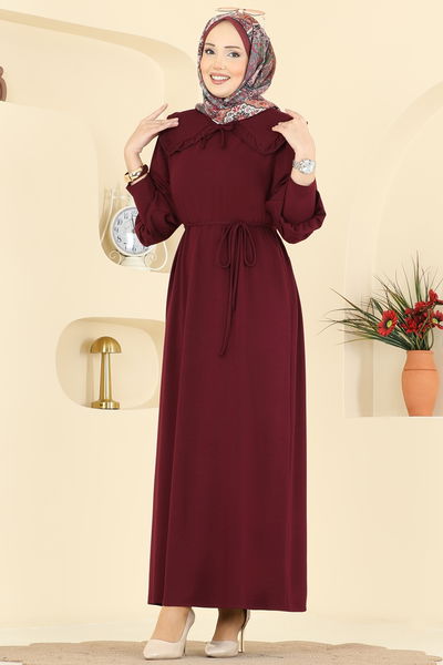U.Z. - Dress 0015UZ662-MS Burgundy - 430018